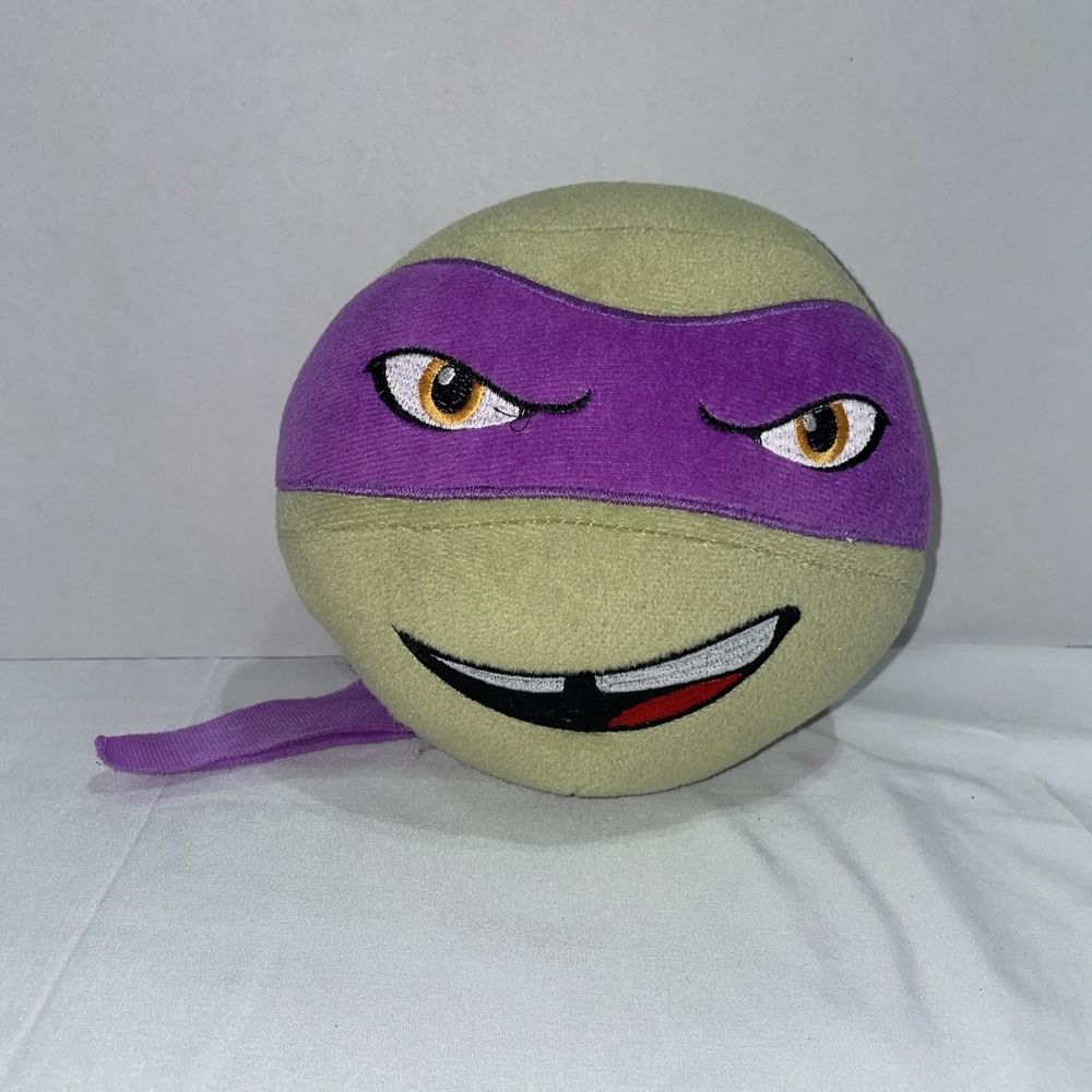 Nickelodeon TMNT Donatello Plush Ball Purple Mask 2015 Viacom ZQ-MP013 Green